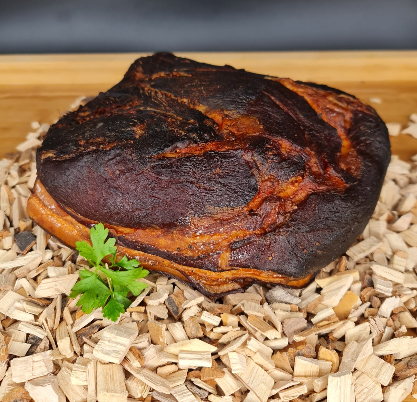 Kamingeräuchertes Schlegelstück 650 Gramm