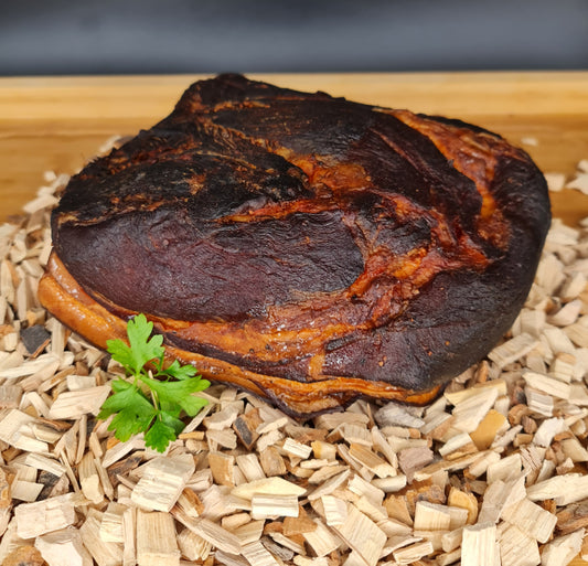 Kamingeräuchertes Schlegelstück 650 Gramm